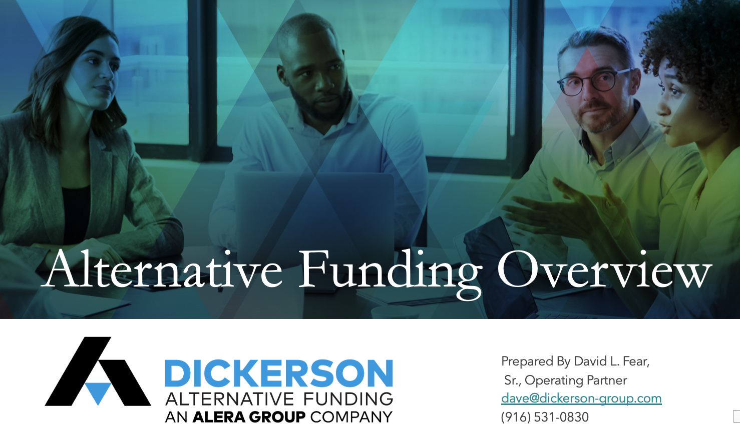 Alternative Funding Overview
