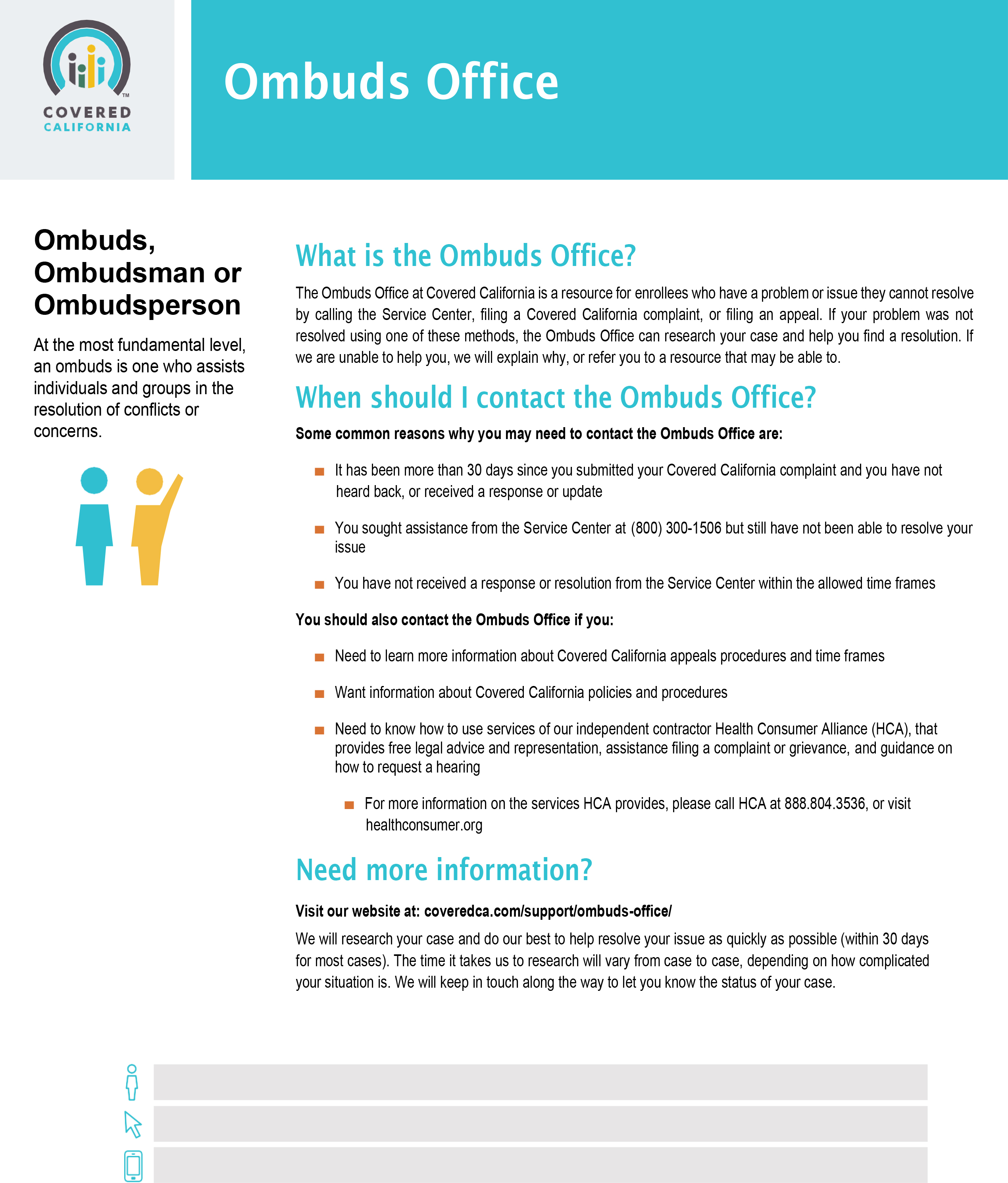 What is the Ombuds Office?