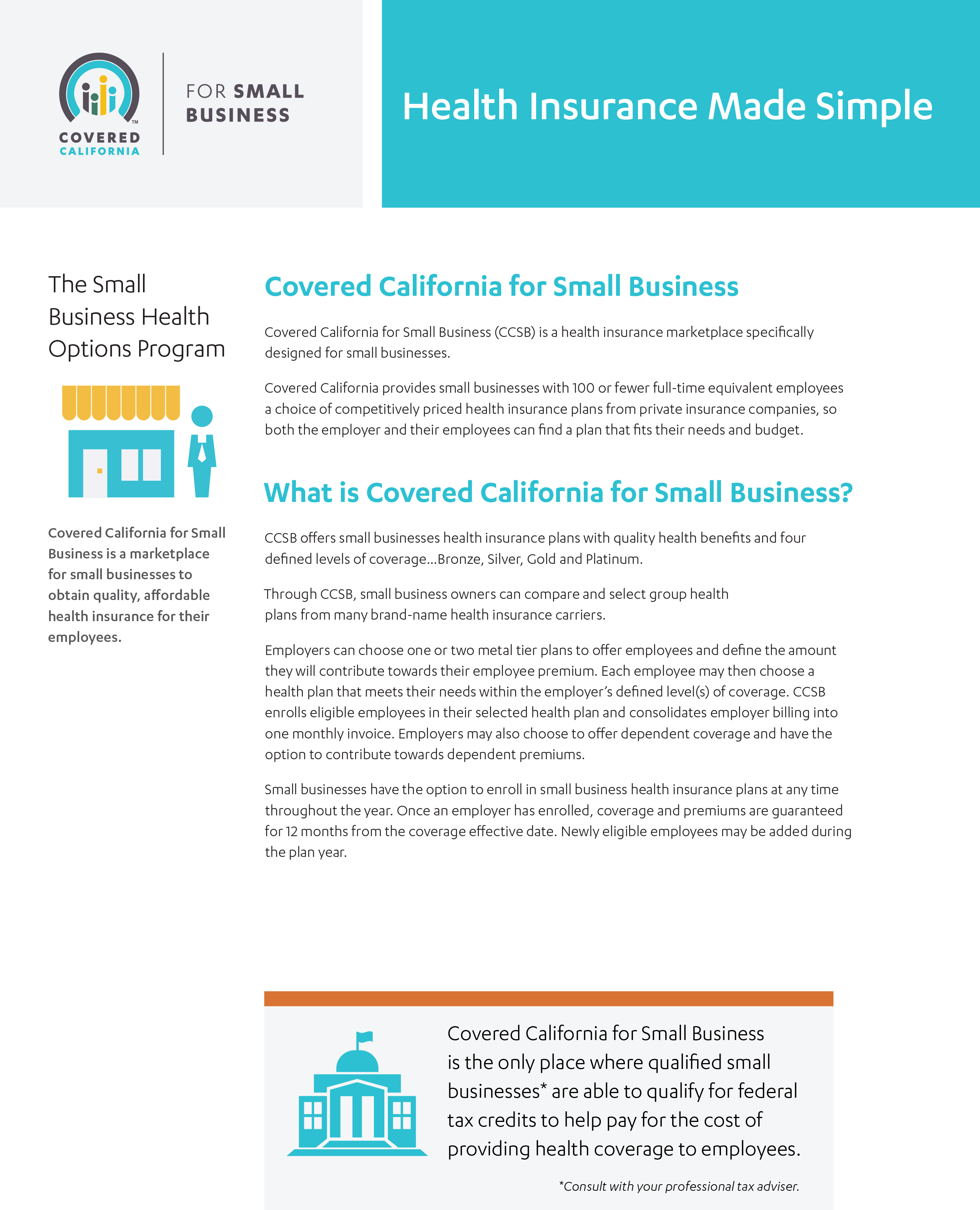 Health Insurance Made Simple Brochure
