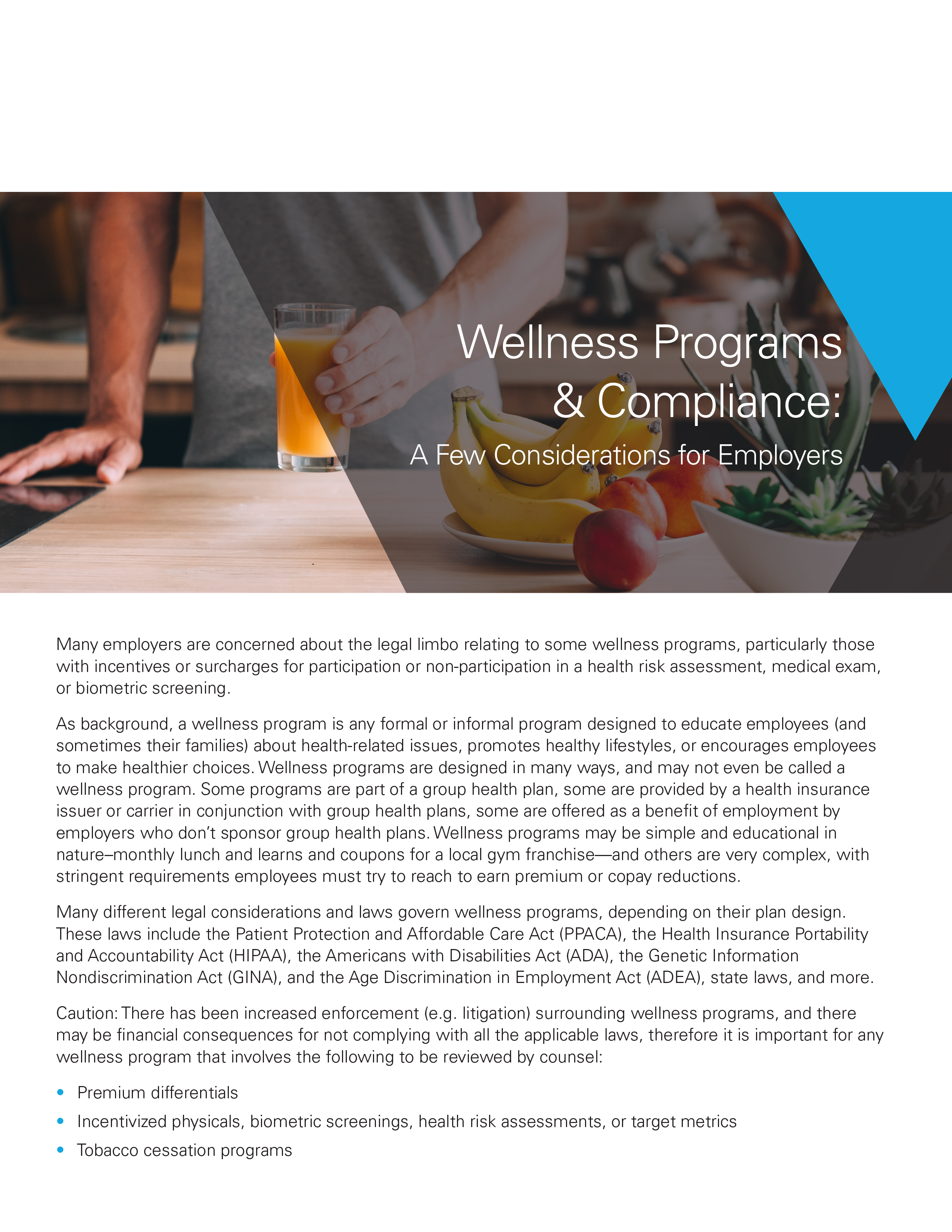 Wellness Programs and Compliance